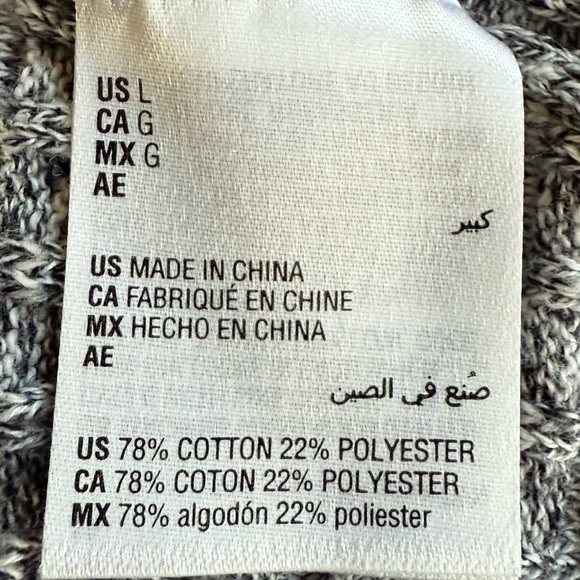 Tasso Elba Men’s Gray Textured Knit Crewneck Sweater Size L - Picture 6 of 11